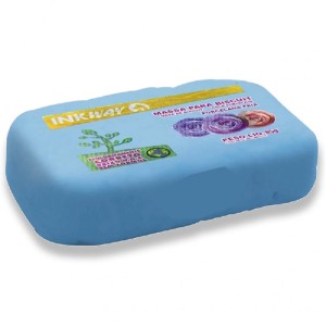 MASSA PARA BISCUIT 85G AZUL CELESTE INKWAY