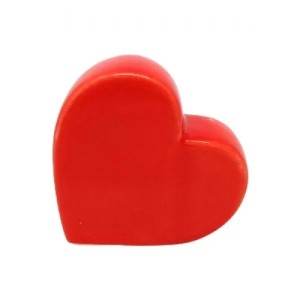 CORAÇÃO DECORATIVO PORCELANA