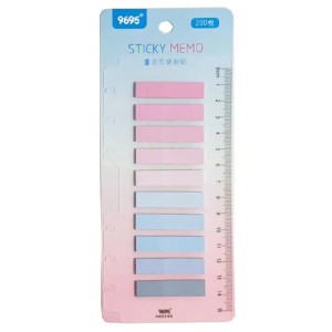 BLOCO ANOTAÇÃO AUTO ADESIVO DEGRADÊ 200FLS