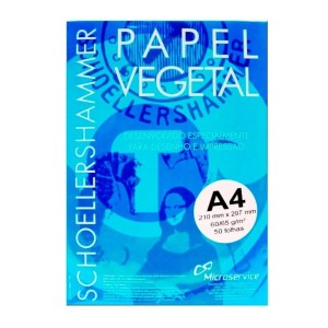 PAPEL VEGETAL 60/65G 210x297 A4 C/ 50 FLS MICROSERVICE