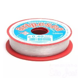 LINHA ARTPESCA COR BRANCA 0,40MM 100 METROS