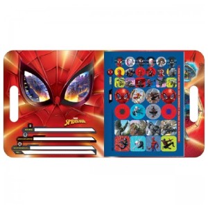 FOLHAS PARA COLORIR MALETA SPIDER MAN 8 FOLHAS TILIBRA