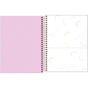 CADERNO ESPIRAL CAPA PLAS COLEGIAL 10M HAPPY RS 160F TILIBRA