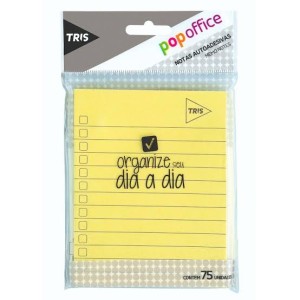 NOTAS AUTOADESIVAS POP OFFICE MEMO NOTES 75 UNIDS TRIS