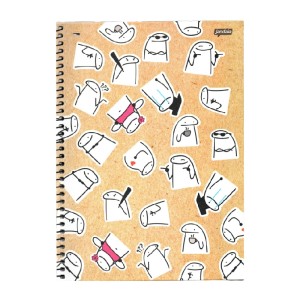 CADERNO UNIV CD 1X1 80FLS 1M FLORK JANDAIA