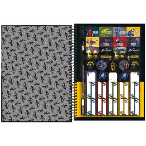 CADERNO ESPIRAL CD UNIV 1M AVENGERS GAME 80 FLS TILIBRA