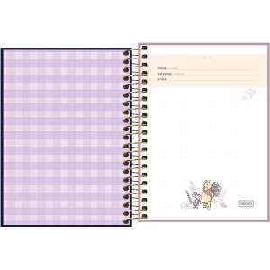 CADERNETA ESPIRAL CD 1/8 POOH 80 FLS TILIBRA