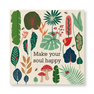 QUADRINHO 20X20CM LOVE GARDEN FINA IDEIA