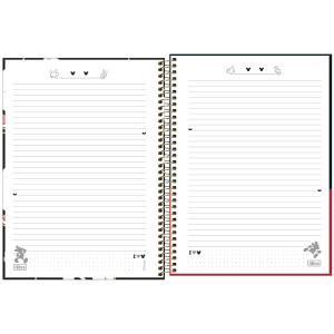 CADERNO ESPIRAL CD UNIV 10M MICKEY 160 FLS TILIBRA