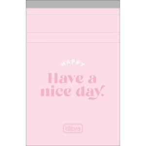 CADERNETA GRAMPEADA AO ALTO P HAPPY 80 FLS TILIBRA