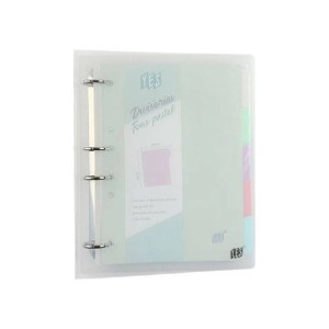 FICHÁRIO 4 ARGOLADO COLEGIAL TRANSPARENTE YES