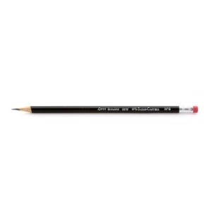 LAPIS PRETO REDONDO Nº2 C/BORRACHA MAX FABER-CASTELL