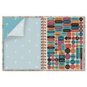 CADERNO COLEGIAL 1 MATÉRIA CAMPESTRE KRAFT FINA IDEIA