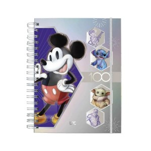 CADERNO SMART UNIV DISNEY 100 10DIV 80FLS DAC