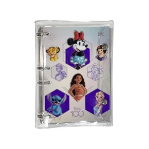 CADERNO ARGOLADO COLEGIAL DISNEY 100 DAC
