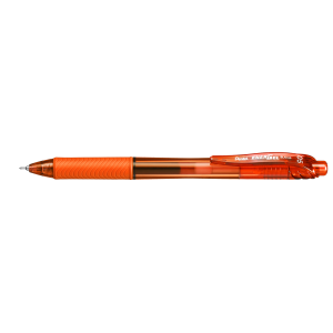 CANETA RETRÁTIL ENERGEL-X  0.5 LARANJA PENTEL