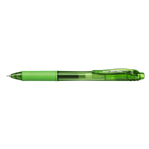 CANETA RETRÁTIL ENERGEL-X 0.5 VERDE CLARO PENTEL