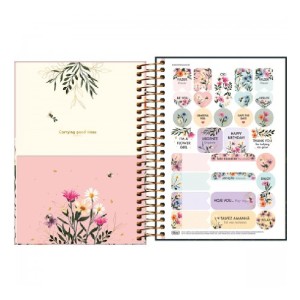 AGENDA ESPIRAL DIARIA LE VANILLE M6 TILIBRA