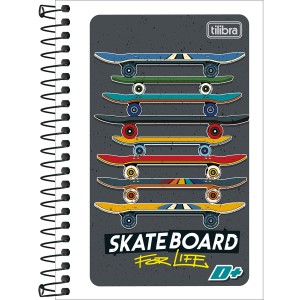 CADERNETA ESPIRAL CAPA FLEXÍVEL 1/8 D+ 48 FLS TILIBRA