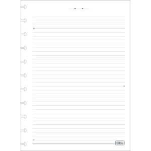 REFIL TILIDISCO UNIV PAUTADO DECORADO 80 FLS TILIBRA