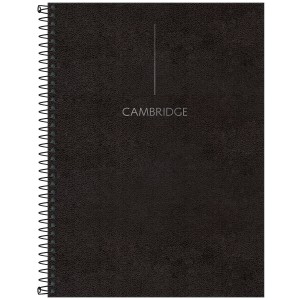 CADERNO ESPIRAL CD UNIVERSITÁRIO CAMBRIDGE 80 FOLHAS TILIBRA