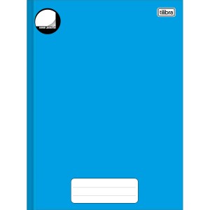 CADERNO BROCHURA CD UNIV SEM PAUTA PEPPER AZUL 80FLS TILIBRA