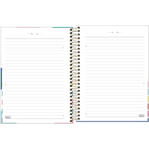CADERNETA ESPIRAL CAPA DURA 1/8 BE NICE 80 FOLHAS TILIBRA
