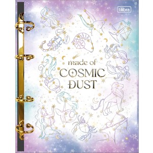 CADERNO ARGOLADO CARTONADO COLEGIAL MAGIC 160 FOLHAS TILIBRA