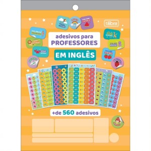 ADESIVOS PARA PROFESSORES EM INGLÊS + DE 560 12FLS TILIBRA