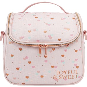 LANCHEIRA TIRACOLO ACADÉMIE CORAÇÃO METALIZADO TILIBRA