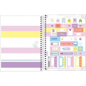 CADERNO ESPIRAL CD UNIV 20M HAPPY 320 FLS TILIBRA