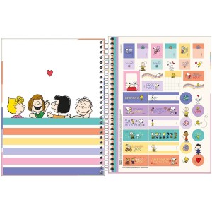 CADERNO ESPIRAL CD COLEGIAL 1M SNOOPY 80 FLS TILIBRA
