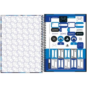 CADERNO ESPIRAL CD UNIV 10M PLAYSTATION 160 FLS TILIBRA