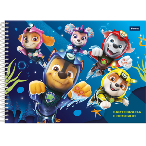 CADERNO CARTOGRAFIA CD 80FLS PATRULHA CANINA FORONI