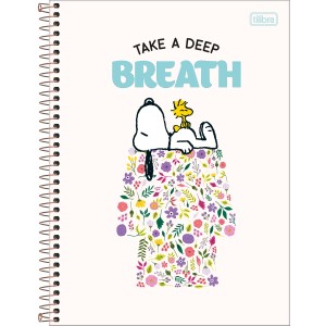 CADERNO ESPIRAL CD UNIV 1M SNOOPY 80 FLS TILIBRA