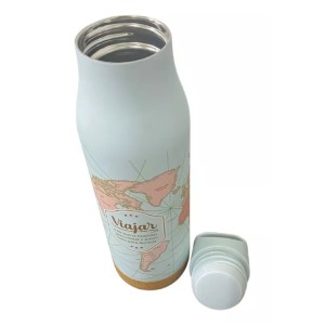 GARRAFA CORKY EMBORRACHADA 500ML VIAJAR ZONACRIATIVA