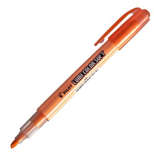 MARCA TEXTO LUMI COLOR SOFT LARANJA PASTEL PILOT