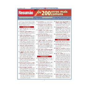 RESUMÃO OS 200 ERROS MAIS COMUNS