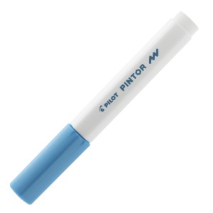 CANETA MARCADOR PILOT PINTOR FINA 1.0MM METÁLICO AZUL