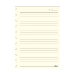 REFIL PARA TILIDISCO UNIV PAPEL CREME 50 FLS TILIBRA