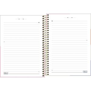 CADERNO ESPIRAL 1/4 CD 80FLS HAPPY TILIBRA