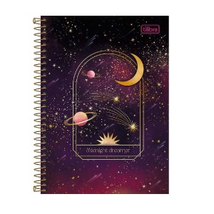 CADERNO ESPIRAL CD 1/4 MAGIC 80 FOLHAS TILIBRA