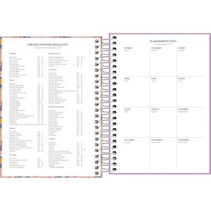 AGENDA ESPIRAL DIÁRIA PEPPER FEMININA M4 TILIBRA