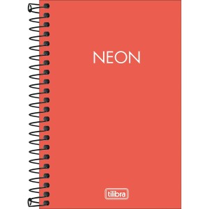 CADERNETA ESPIRAL CPP 1/8 S/PAUTA LARANJA 80 FLS TILIBRA