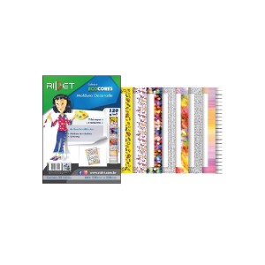 BLOCO ECOCORES MOLDURA DECORADA 120G 32FLS A4+ RIDET