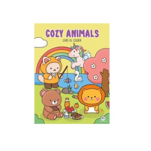 COZY ANIMALS LIVRO PARA COLORIR CIRANDA CULTURAL