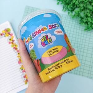 MASSINHA DE MODELAR SOFT 500G MARROM UTI GUTI