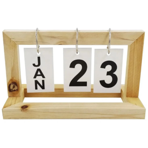 CALENDÁRIO PERMANENTE DE MESA DECORATIVO MDF