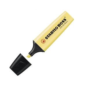MARCA TEXTO STABILO BOSS AMARELO PASTEL 70/144