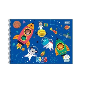 CADERNO ESPIRAL CD CARTOGRAFIA SAPECA MASCULINO 48F TILIBRA